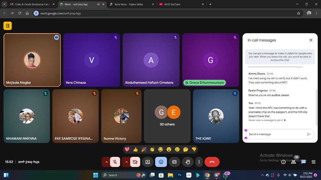 _theigwe1's tweet image. From branding to AI, teamwork & growth, Career Week stretched me and reminded me that showing up is where real growth starts. Demo held the best experience 🚀🌱
Big ups to @edustipend 😊
#CodeandCreateCareerWeek #ZeroImposterSyndromeInTech #TechForGood #FromLearningToLaunch