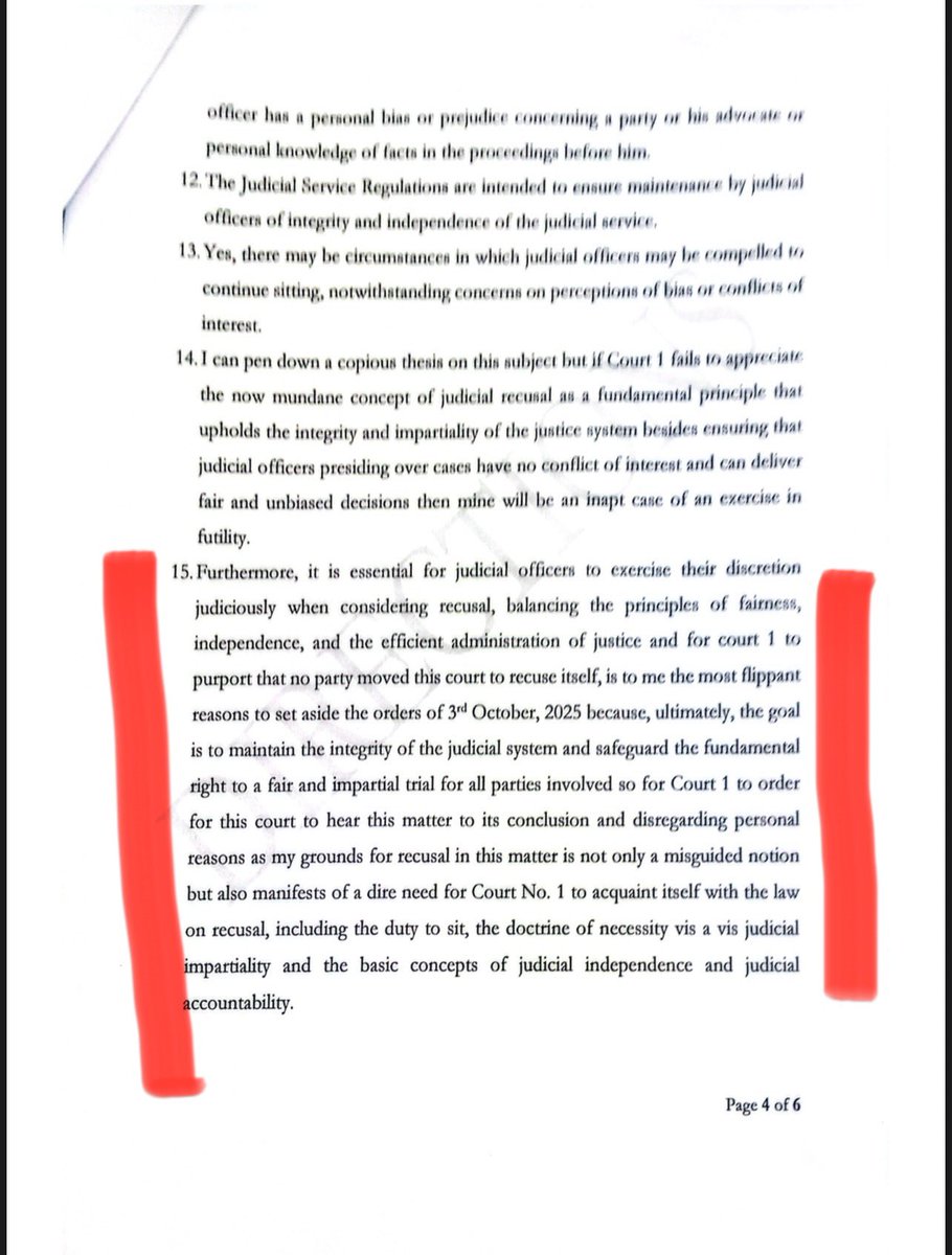 CaxstonePKigata's tweet photo. This kind of legal violence is what I subscribe to. An SPM at Maua CMC is not taking any prisoners.He has tutored the CM on the law regarding recusal like a 1st Year Law Student reminding him that being a Head of Station does not arrogant to the Court any supervisory jurisdiction https://t.co/eS3BZi1B25