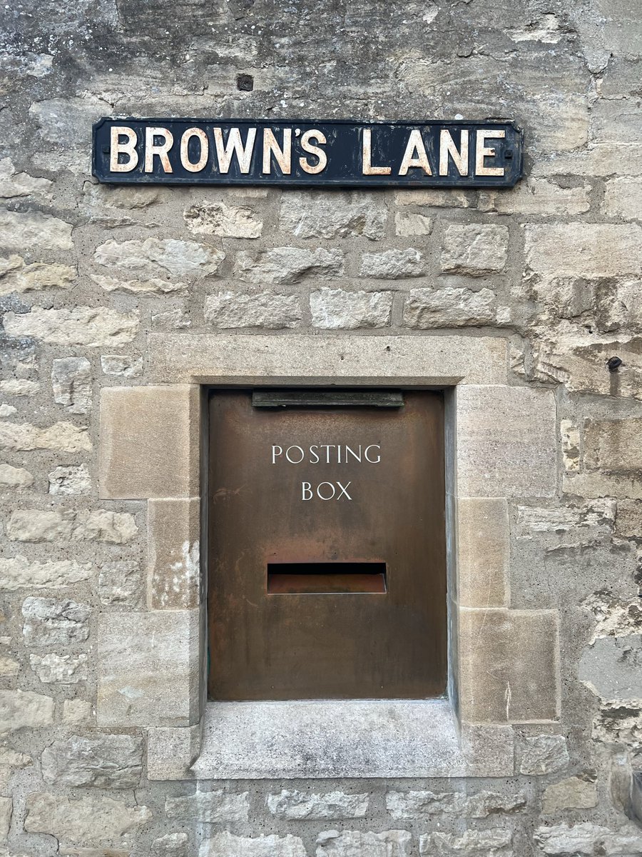 #postboxsaturday from Woodstock, Oxfordshire.