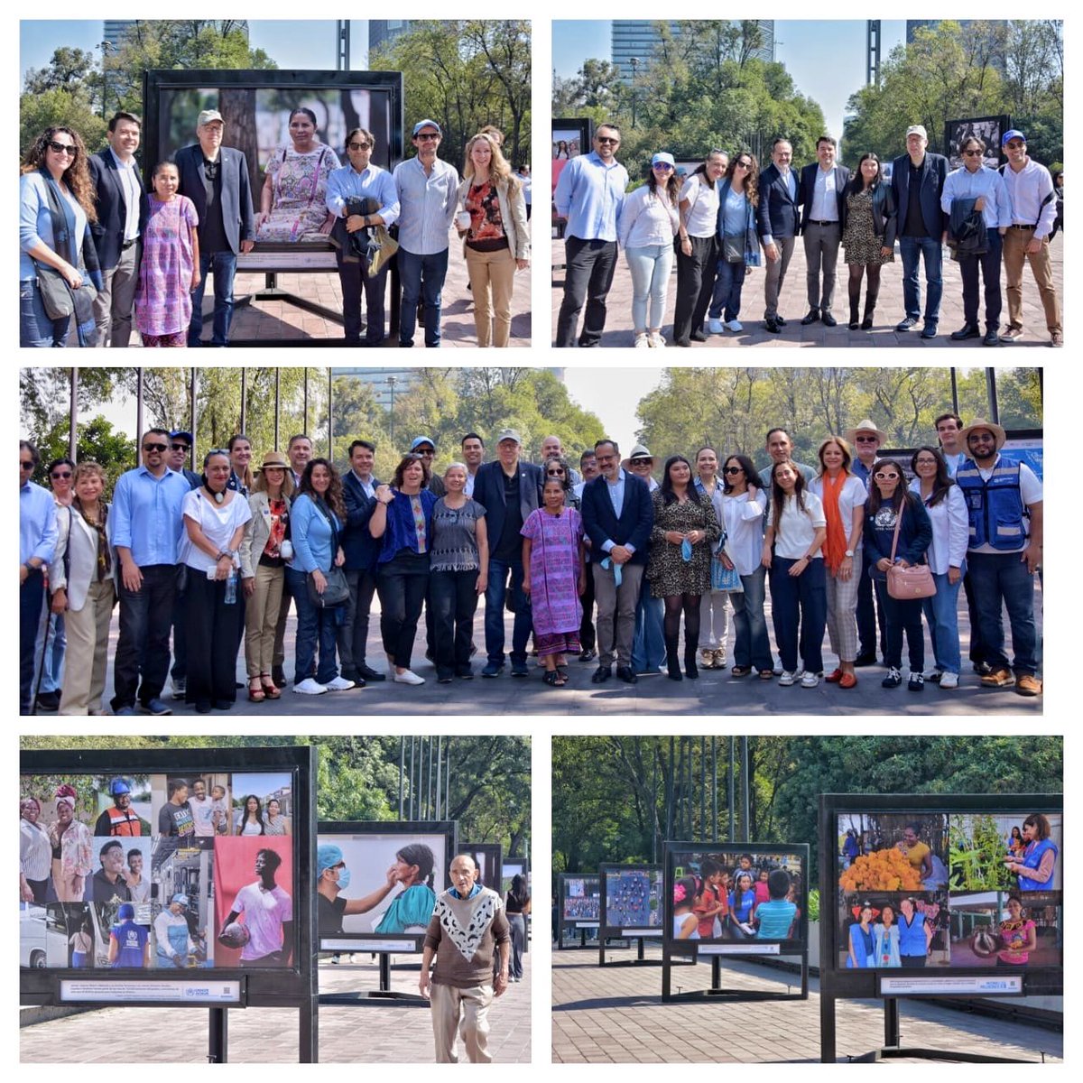 En representación de la secretaria de <a href="/SEGOB_mx/">Gobernación</a>, <a href="/rosaicela_/">Rosa Icela Rodríguez Velázquez</a>, asistimos a la inauguración de la exposición fotográfica “Construyendo nuestro futuro en conjunto: 80 años de México en la ONU y de la ONU en México”, en el Altar a la Patria del Bosque de #Chapultepec.

En el marco