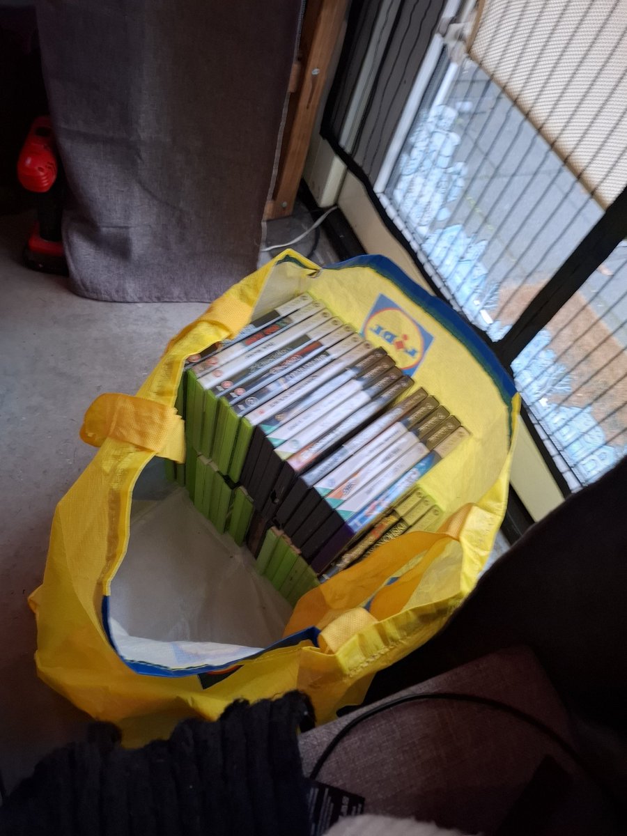 MrsKilted's tweet image. After being busy for nearly a week.. we finally spring cleaned our game collection.. a total of 171 games are going out spread over 9 consoles and about 5 or so games were not working #springcleaning #gamecollection
