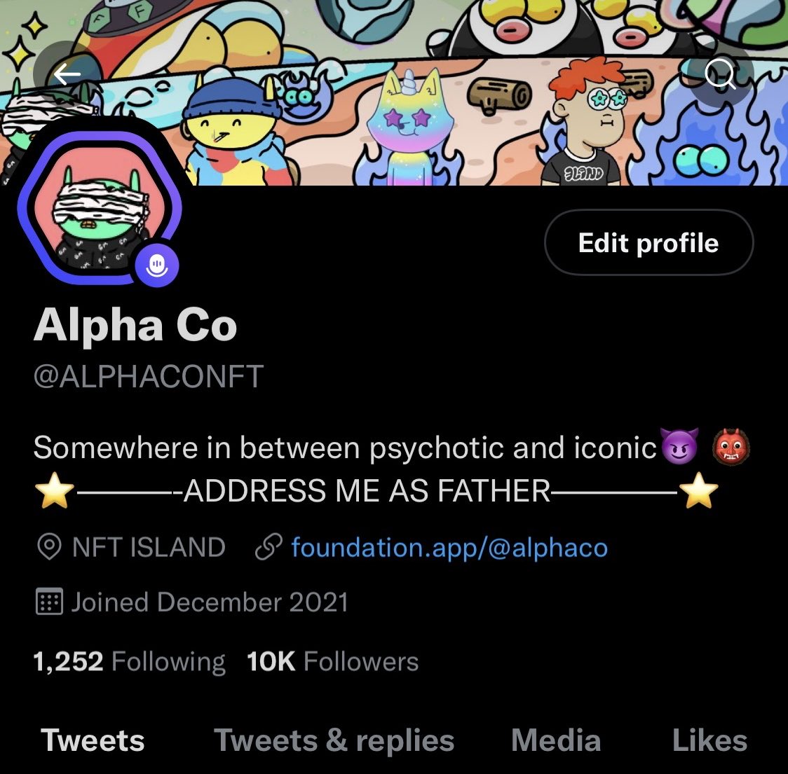 Alpha co tweet media