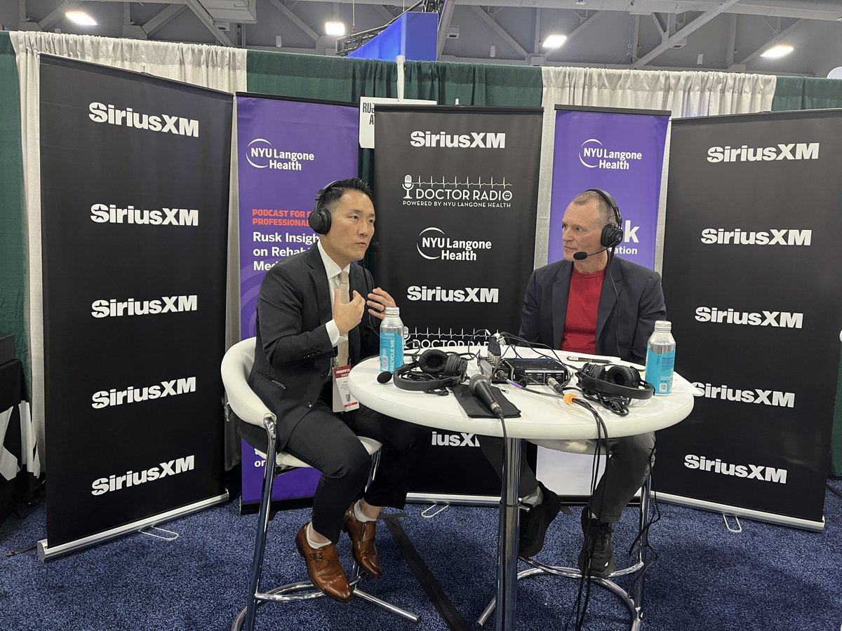 NYUDocs's tweet image. What is the latest in interventional pain medicine? Rehabilitative Medicine is coming from the AAPMR #SaltLakeCity. @drwhiteson is talking with Dr. David Lee @ucihealth right now. sxm.app.link/DoctorRadio