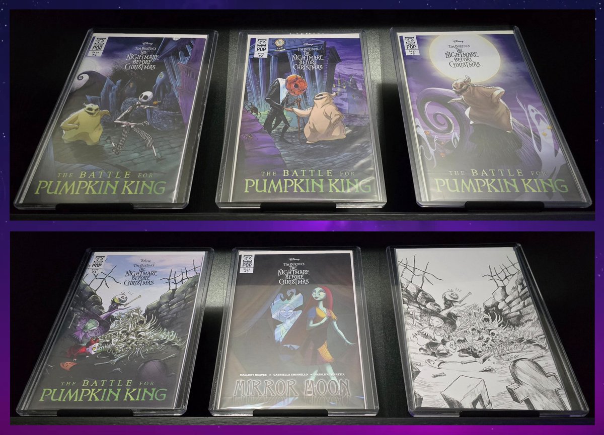Happy Halloween Week 🎃
Nightmare Before Christmas
The Battle for Pumpkin King
<a href="/Disney/">Disney</a> <a href="/TimWBurton/">Timothy W Burton</a> <a href="/dannyelfman/">Danny Elfman</a> #physicalcollection #comicbooks
wen this <a href="/veve_official/">VeVe | Digital Collectibles</a>?