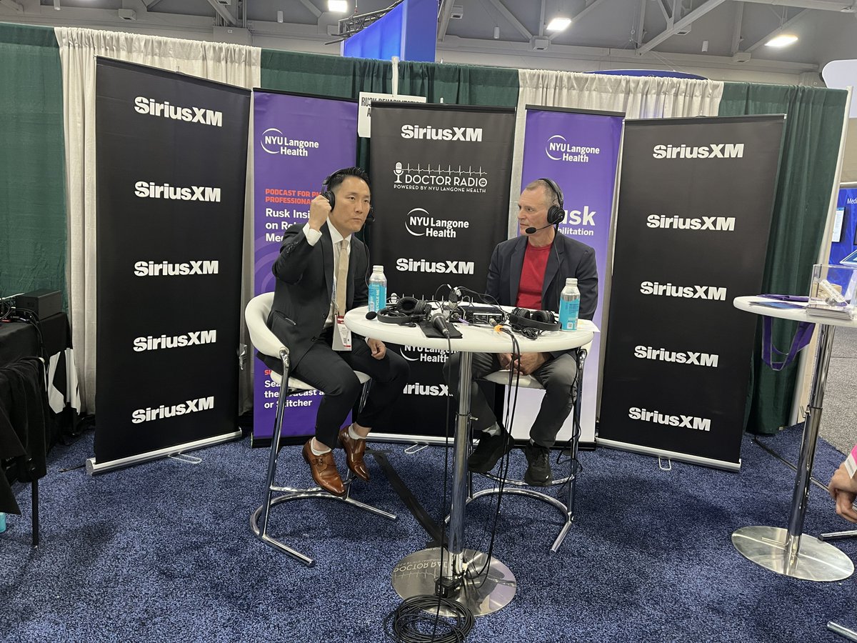 NYUDocs's tweet image. What is the latest in interventional pain medicine? Rehabilitative Medicine is coming from the AAPMR #SaltLakeCity. @drwhiteson is talking with Dr. David Lee @ucihealth right now. sxm.app.link/DoctorRadio