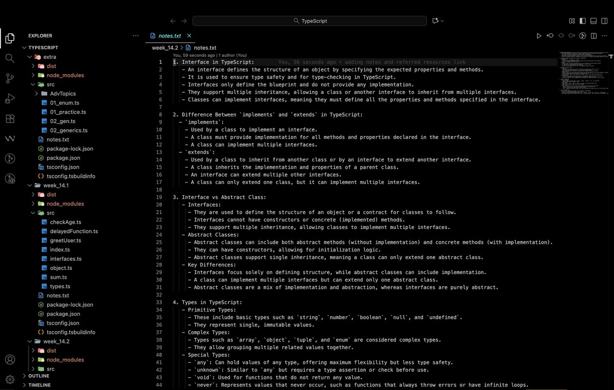 das_prantor's tweet image. Wrapped up TypeScript lessons from @kirat_tw  Cohort 3 and explored vector search + embeddings with @freeCodeCamp & @rohit_negi9 
Time to build something cool with all this new knowledge!!!
GitHub repo for my TS journey:-
github.com/Prantor-Das/Ty…