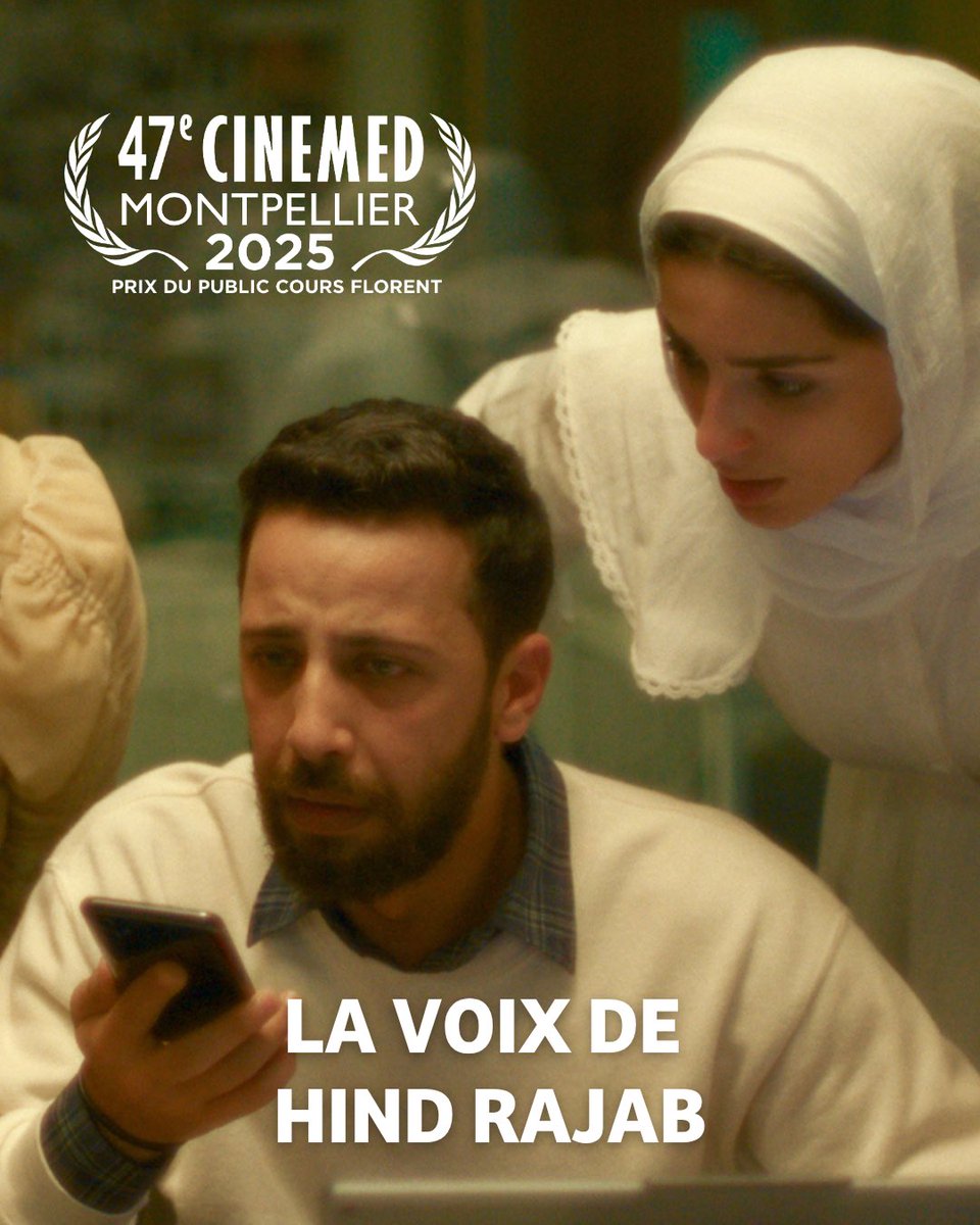 🏆 Prix du Public Cours Florent <a href="/CoursFlorent/">Cours Florent</a> 
Dotation de 2 000 € au réalisateur par Cours Florent

La Voix de Hind Rajab de Kaouther Ben Hania (Tunisie/France, 2025)
<a href="/jour2fete/">Jour2Fête</a>