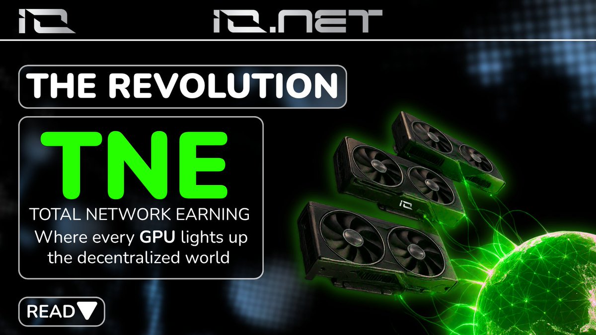 sallu_high's tweet image. ⚡ Join the TNE Revolution by @ionet where every GPU lights up the decentralized world!

The Next Era of Compute is here.
🌐 Decentralized. 
💻 Powered by GPUs. 
💸 Rewarded through TNE.

@ionet 

#IONET #TNE