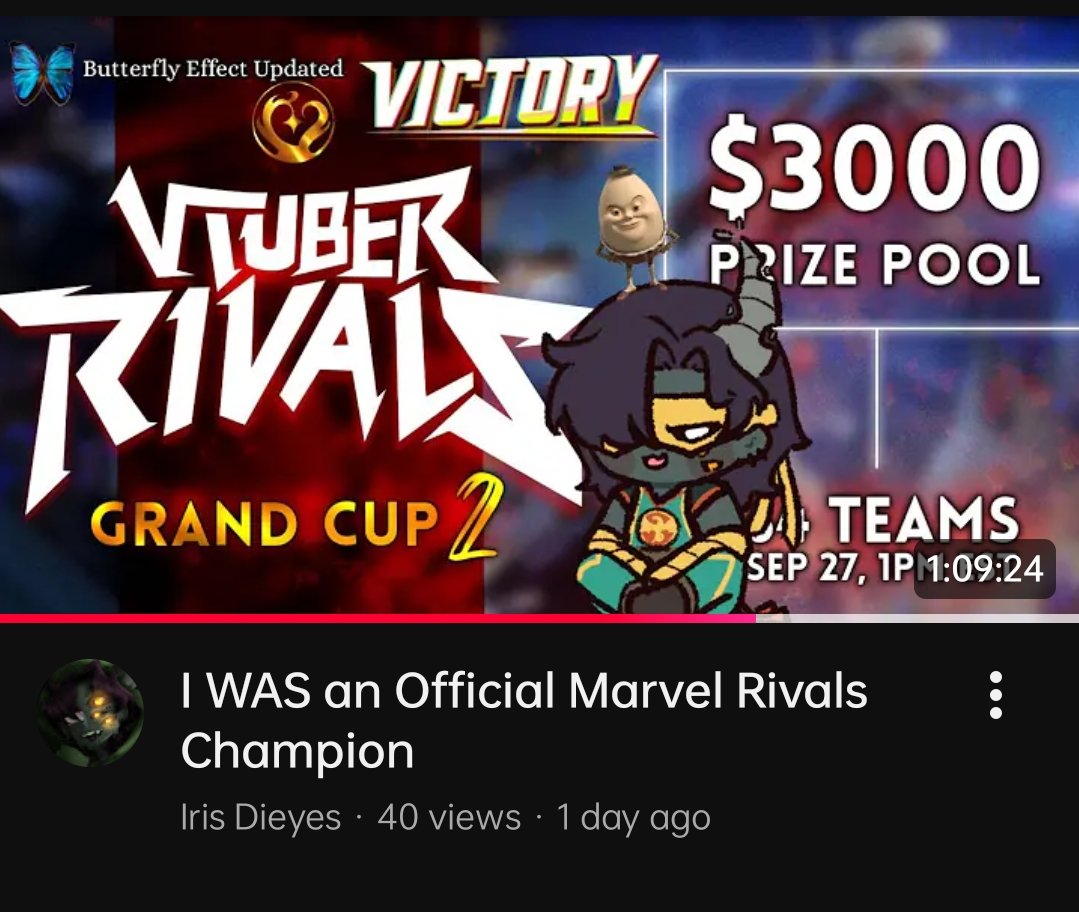 Looking back at this now, I'm really happy with how it came out. 

Actually excited about Vtuber Rivals 3 again and to tell that story, no matter how it goes.

I wanna prove the weakest link from Legacy can hold my own without 'em and have fun doin' it.