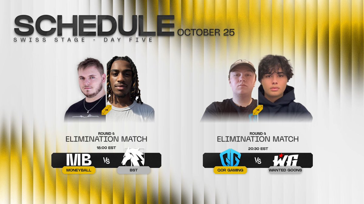 R6esportsNA's tweet image. Saying goodbye to two teams tonight over on B-Stream 😿

#Moneyball 🆚 #BlackStallions
💔 Elimination Series
⏰ 6:00pm EST

@QorGaming 🆚 @WantedGoons
💔Elimination Series
⏰ 8:30pm EST

Don&apos;t miss the B-Stream action live at 👇
📺 twitch.tv/R6esportsNA