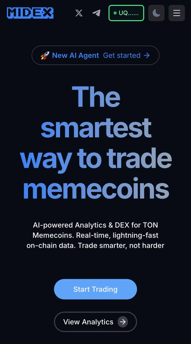 DrZub134's tweet image. @midex_ai a breath of fresh air in the confusing and complex world of meme.

Analyze, study, promote, trade - it&apos;s all in one place. Here you decide which meme is worthy of attention.

@ton_blockchain @toncoin 
#memecoin #memeindex #dao