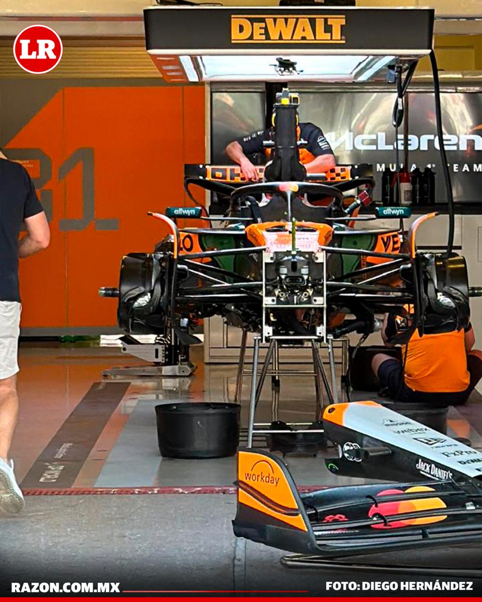 #FOTO | Así lucen los pits del Gran Premio de México de la Fórmula 1, previo a la calificación en la que Max luce como favorito 
📹:  <a href="/diegoahdzo/">Diego Toño</a>   / <a href="/LaRazon_mx/">La Razón de México</a>