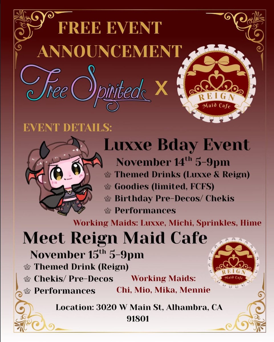 Reign Maid Cafe tweet media