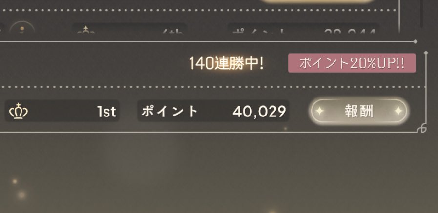 nyan_mddr's tweet image. pvp🥇確定ദ്ദി^ᴗ ̫ ᴗ^₎負け無し140連勝
そして8回目の🥇…🌸
そろそろレイドに晶花全振り…
