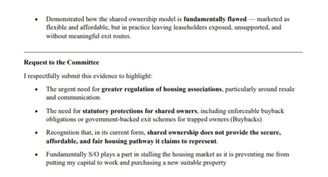 SharedOwnersNet's tweet image. 🖋️ &quot;The shared ownership model is fundamentally flawed -marketed as flexible and affordable, but in practice leaving leaseholders exposed, unsupported, and without meaningful exit routes&quot;

&quot;[it] does not provide the secure, affordable, and fair pathway it claims to represent&quot;