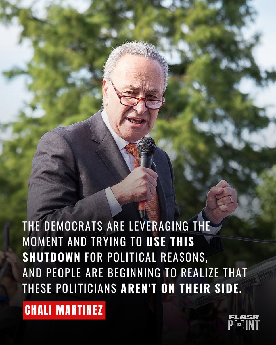 flashpointarmy's tweet image. As Chali Martinez pointed out on Thursday’s program, Americans are waking up to the truth: the Democratic Party is using this moment for power, not the people. 
The exposure has begun, and the people are taking note. 🇺🇸 Do you agree?  Comment below. 
#FlashPointArmy…