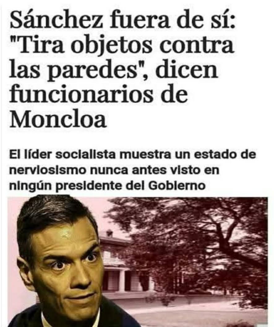 No me extraña, con lo que tiene en lo alto, es para volverse loco, se sentirá atrapado.....