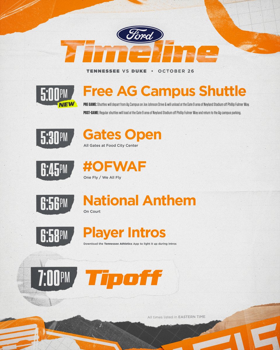 Vol_Hoops's tweet photo. your basketball gameday refresher
(pls note new details regarding the free Ag Campus shuttle) https://t.co/5g4pVUDuNx