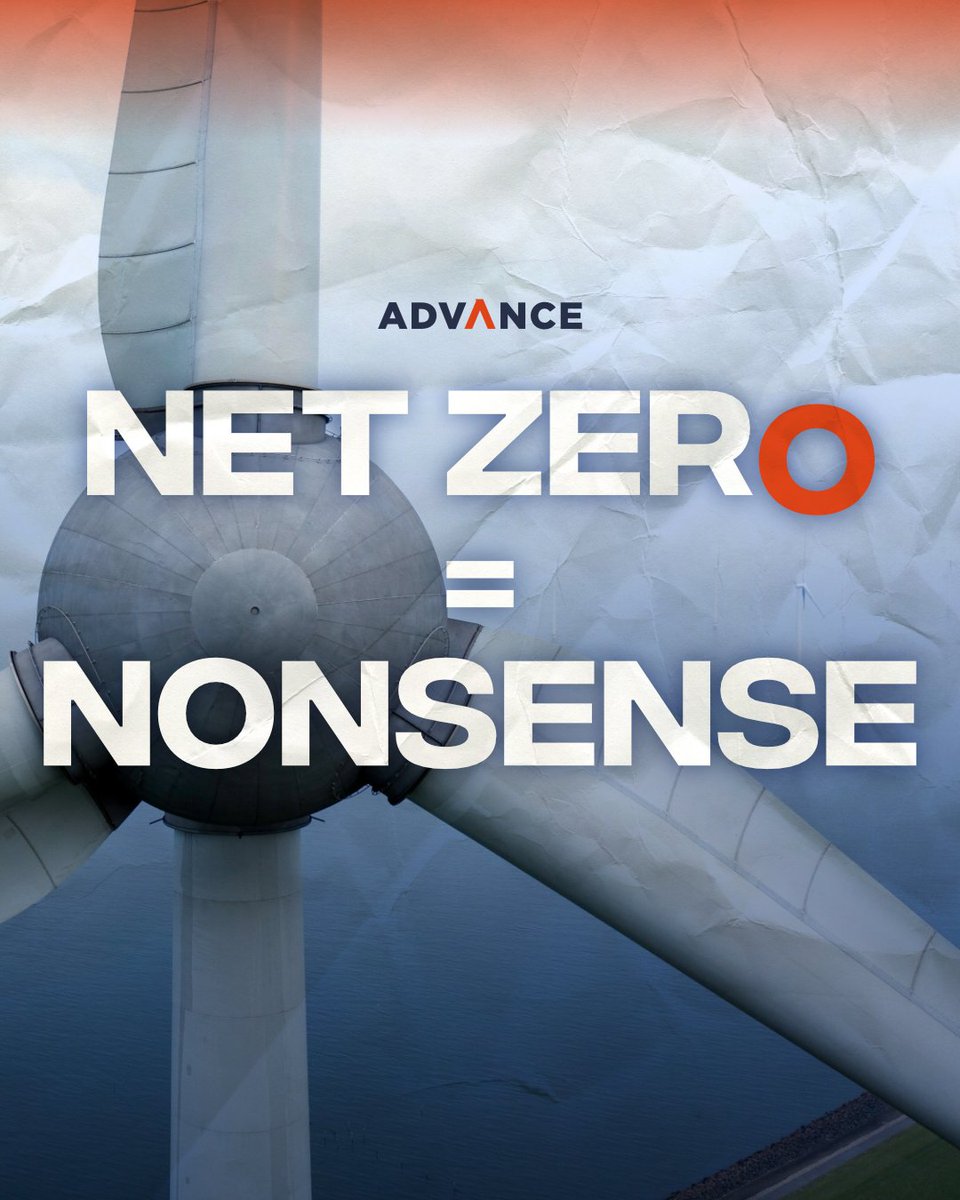 FairAusADV's tweet image. Net Zero puts at risk Australia’s prosperity, all while making no difference to the environment.
Dump it.