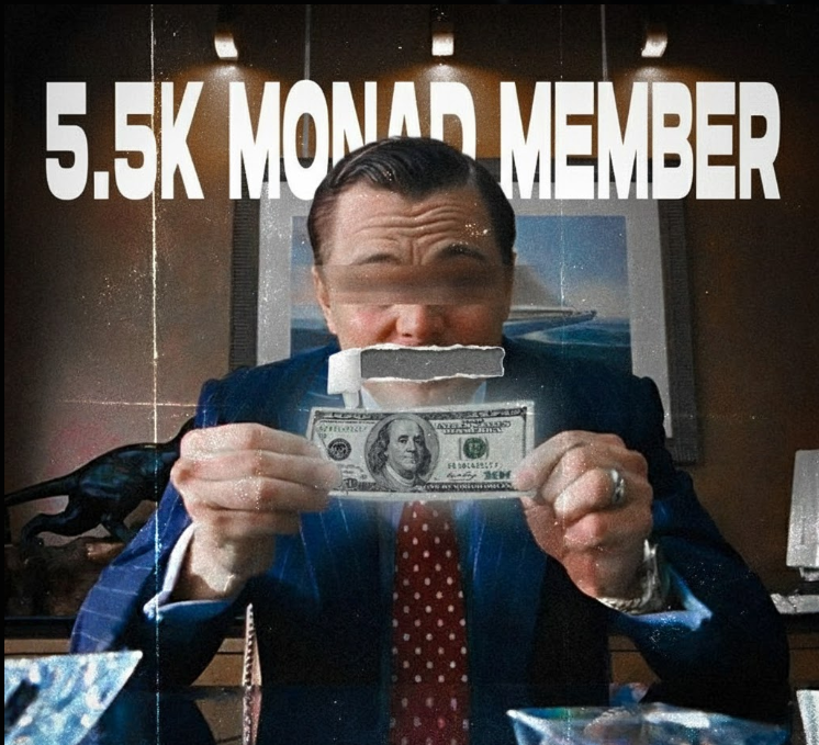 if you are in the 5.5k monad community members tier ur safe..

keep calm and wait until the 28th 

that day you look like this guy :