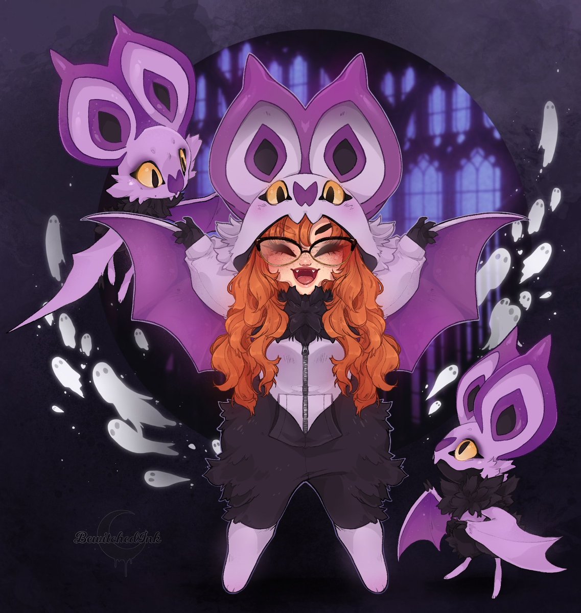 シャンデラ 「SPOOKY POKÉMON Mimikyu • Noibat • Pumpka」|☾ WITCH ☾のイラスト