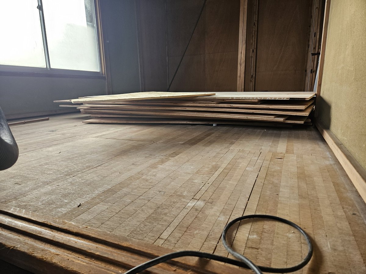 畳を撤去して合板購入
#暮らしの記録