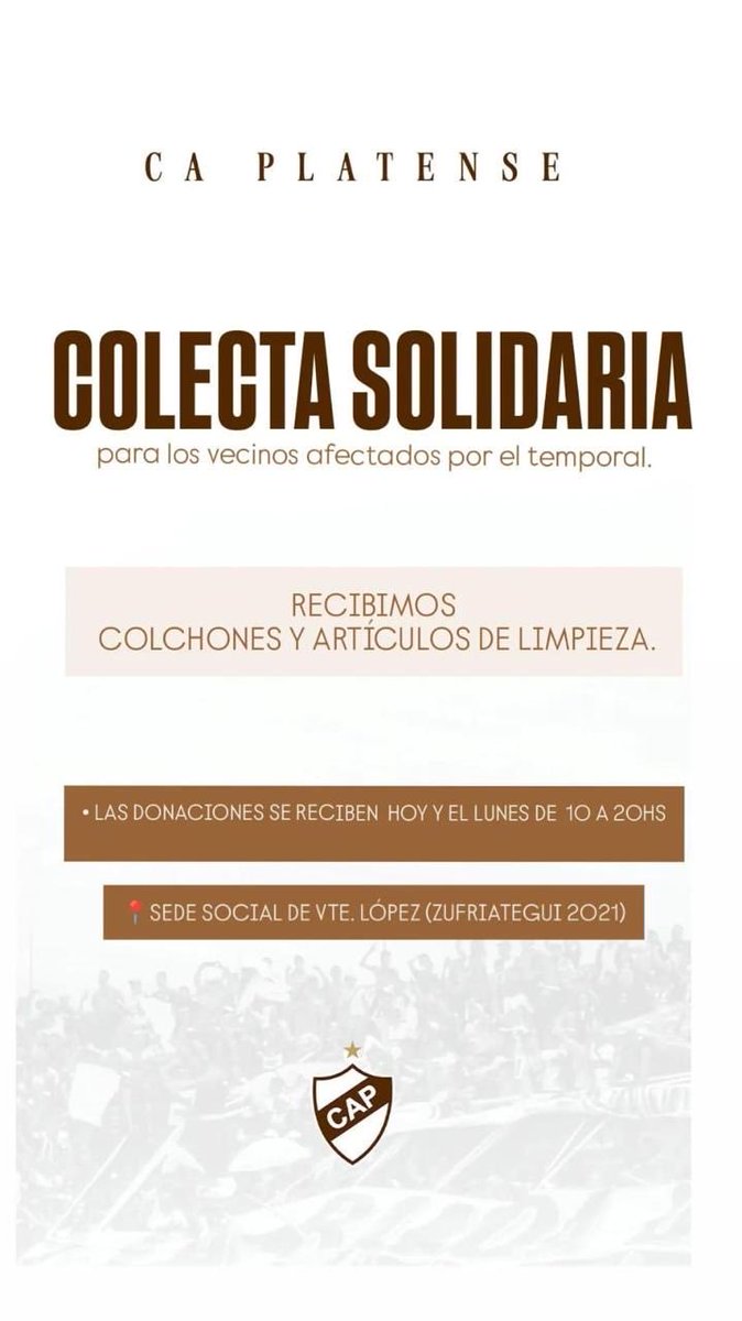 PLATENSE AYUDA tweet media