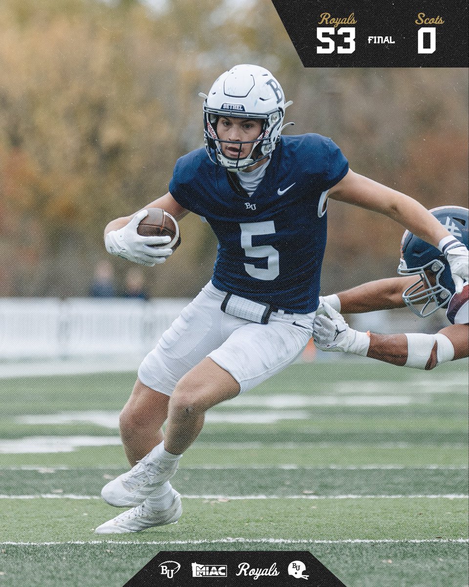 BethelRoyalsFB's tweet image. ANOTHER #BURoyal W!!
#RoarWithUs x #d3fb