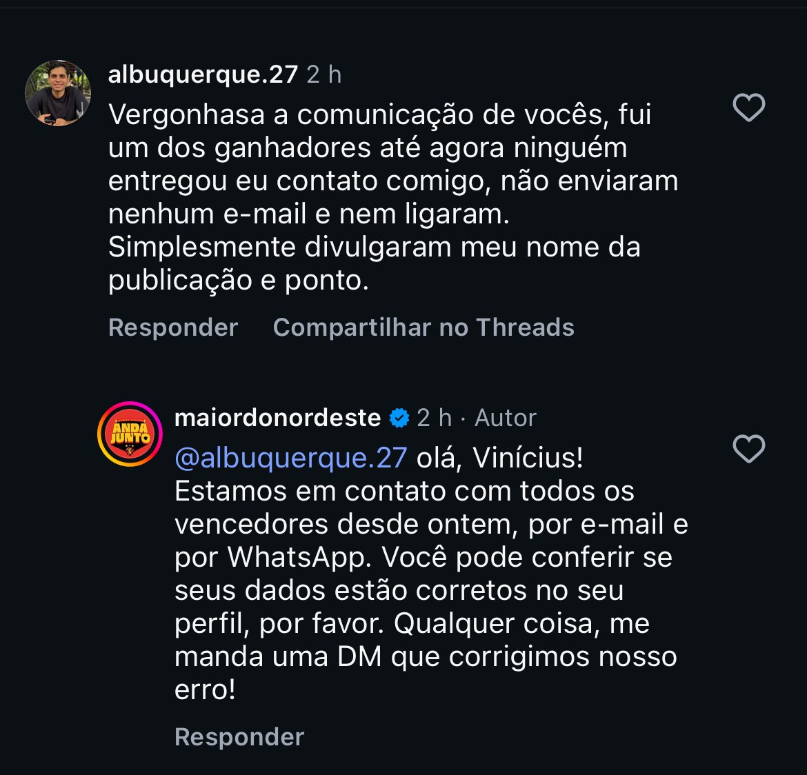 V_Albuquerque27's tweet photo. Nenhuma reposta até agora, e é assim que o Sport trata seus sócios. 🤡 @sportrecife  @sociosptrecife https://t.co/B530Qx9rHq