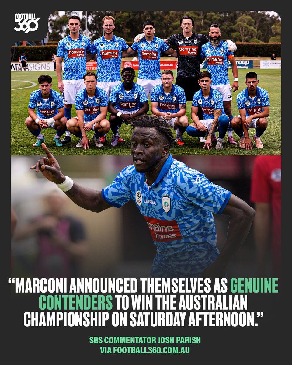 Statement made 👊

"Alongside Heidelberg and APIA, they’re probably the most impressive team that I’ve seen in the tournament thus far."

More: tinyurl.com/mt9fshmf

<a href="/joshparish_/">Josh Parish</a> <a href="/marconi_sfc/">Marconi Stallions FC</a> <a href="/AusChampionship/">Australian Championship</a>