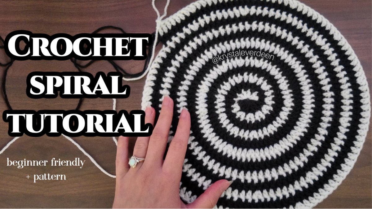 Crochet Spiral Tutorial │ Beginner Friendly + Pattern youtu.be/C44VTNs-k8I?si…