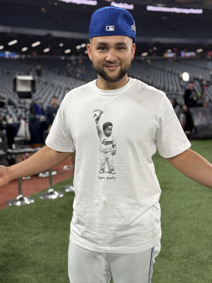 BenVerlander's tweet image. Bo Bichette pulled out a legendary shirt for the World Series