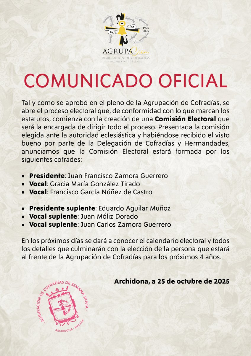 🚨 COMUNICADO OFICIAL 🚨