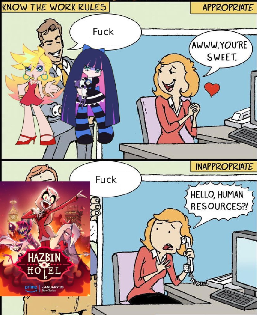 #PantyAndStocking #pantyandstockingwithgarterbelt #HazbinHotel #HelluvaBoss