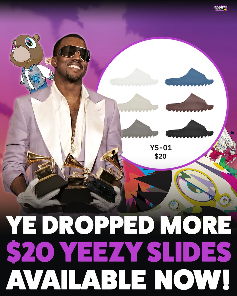 yeezy slides that dropped today