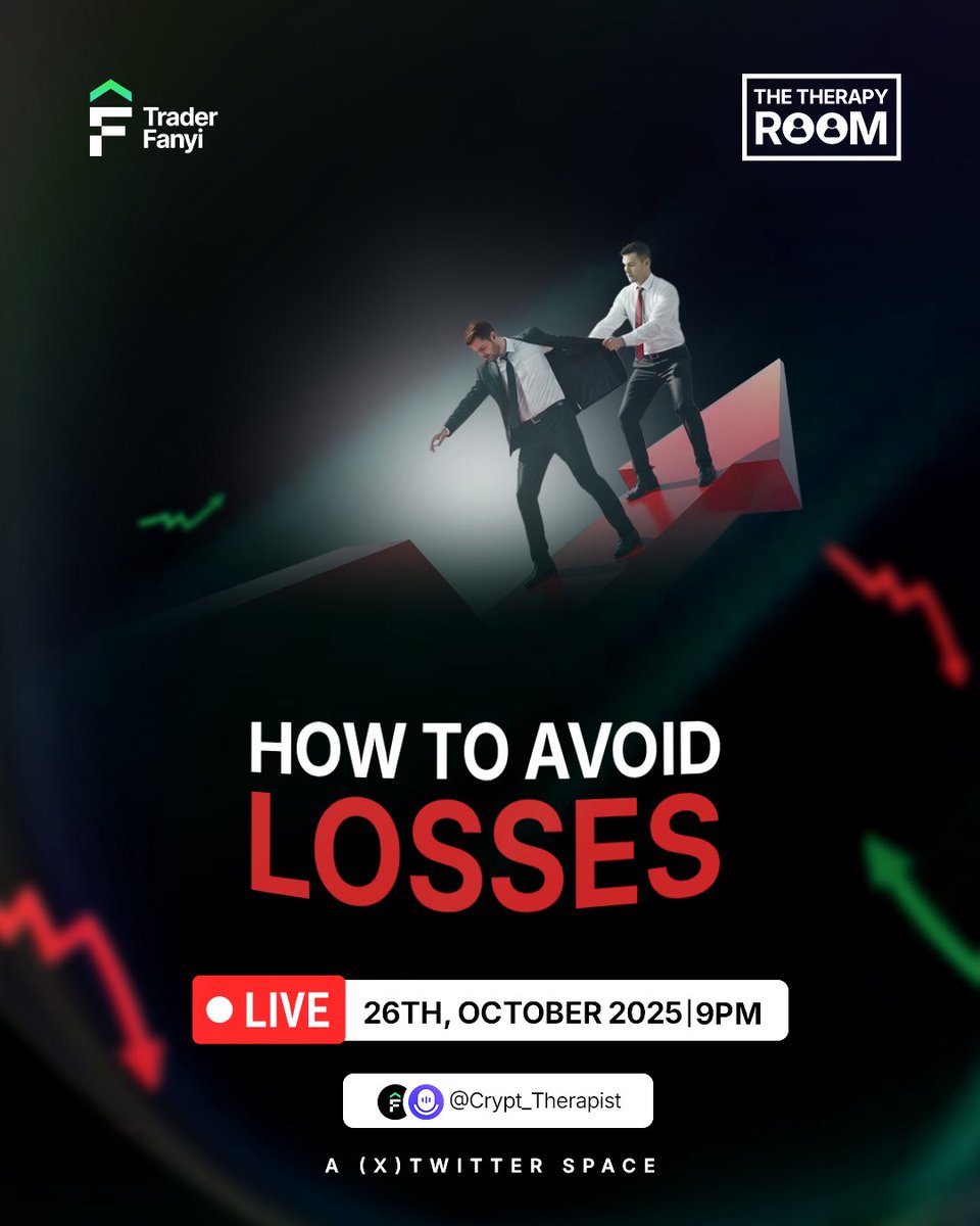 A secret or bait?

Is it possible to avoid losses as
You seek profitability in the financial markets? Well you’ll never have the answers if you’re not present with us tomorrow.

See you there friend 

x.com/i/spaces/1yNGa…