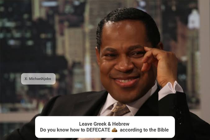 MichaelAjobo's tweet photo. pov:
PASTOR CHRIS: I have something special to teach you tomorrow

Me: Preparing to learn about greek &amp; Hebrew.
PASTOR CHRIS : https://t.co/Dz8NyPW1t1
