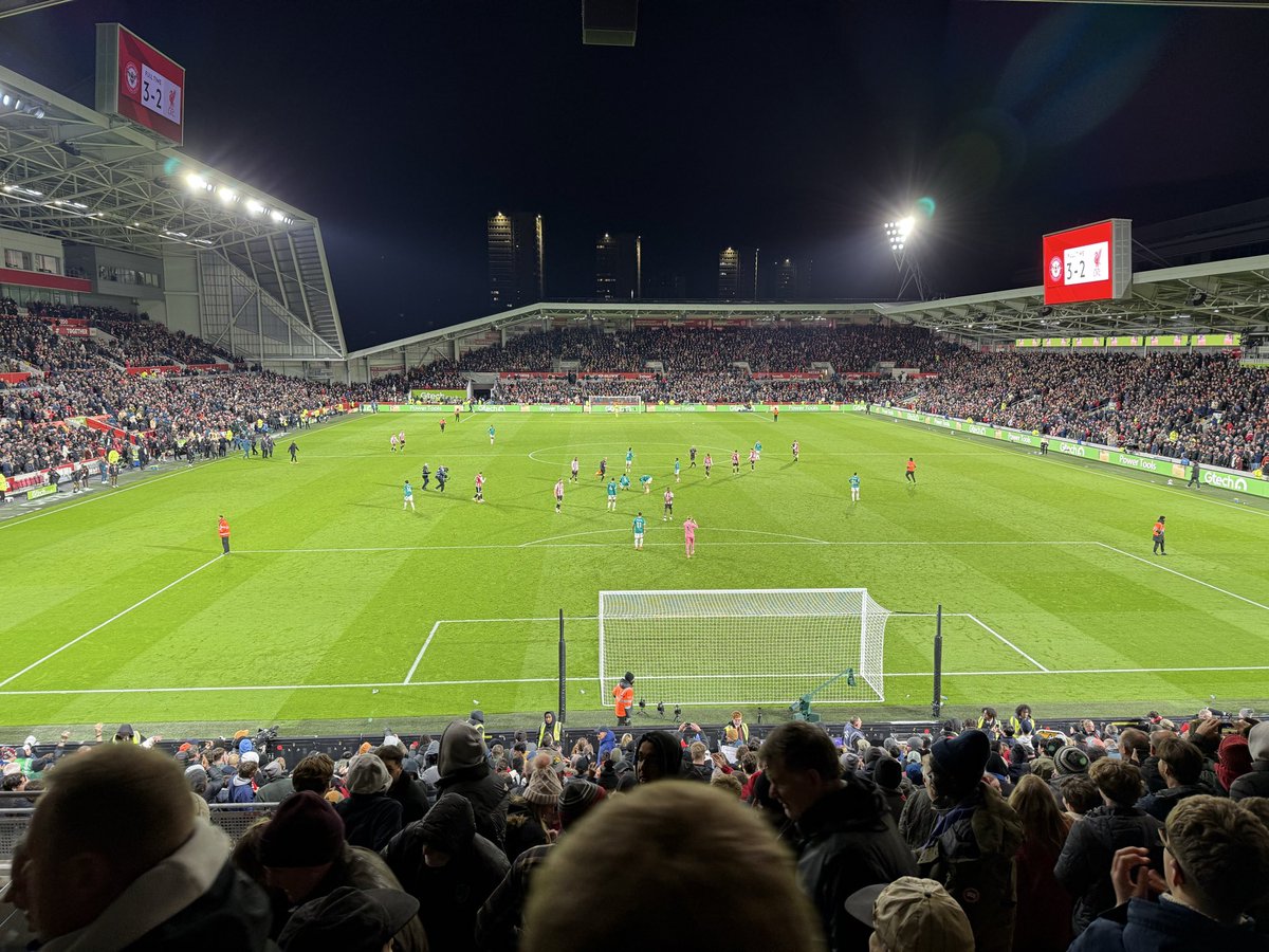 thegroveafc's tweet photo. As ‘hate watches’ go, that as up there… c’mon you Bees! #COYG #BRELIVE #Brentford #Liverpool https://t.co/fHp6O93zau