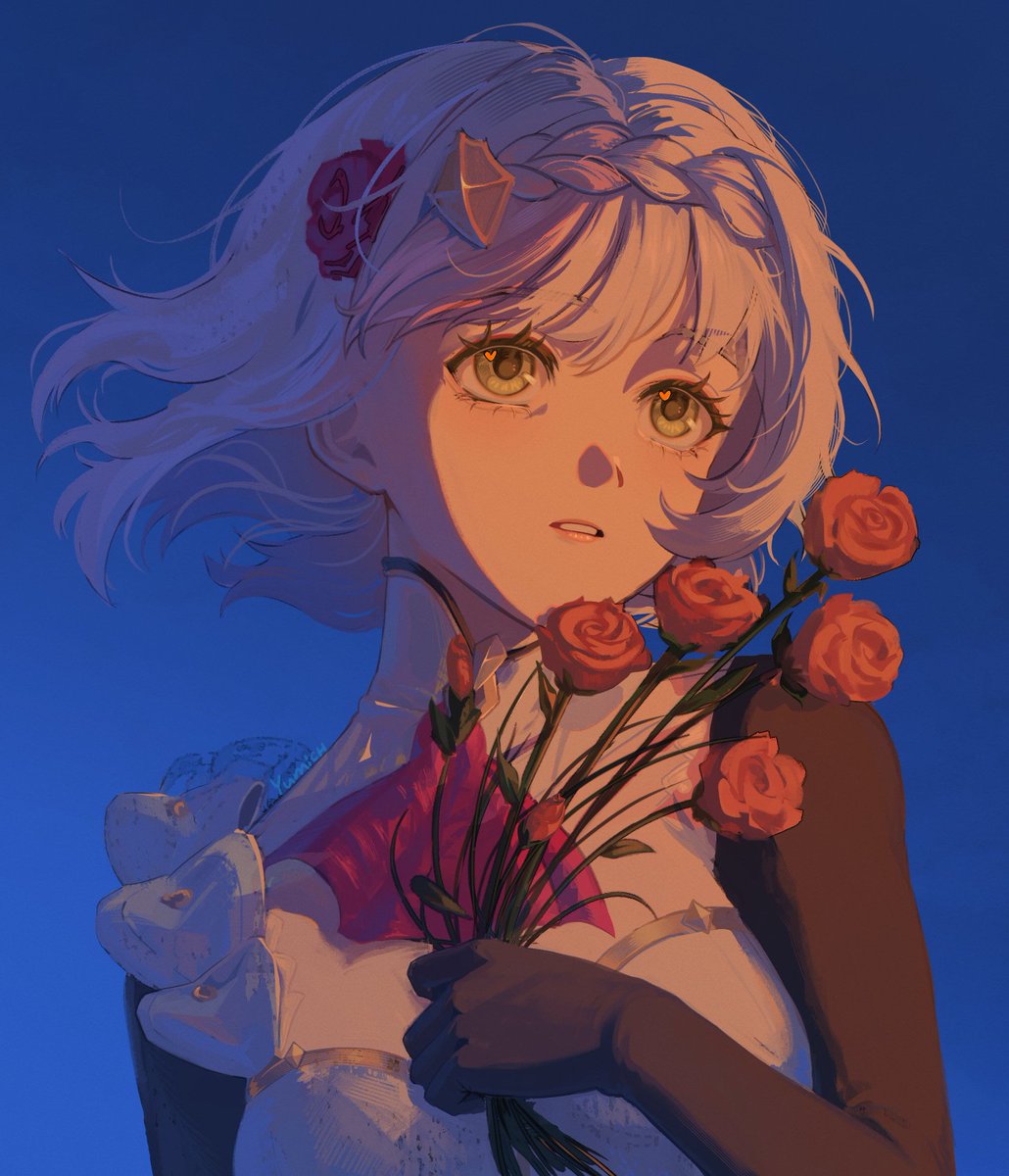 Yumich's tweet photo. Hi, I'm Yumich! 
I doubt many people will see this post, since I'm a little artist, but I want to write it anyway 
I am falsely accused of using AI even after I have provided all the evidence, and all because my drawing with Noelle has become popular on TikTok
#digitalart https://t.co/Z81eoa1l75