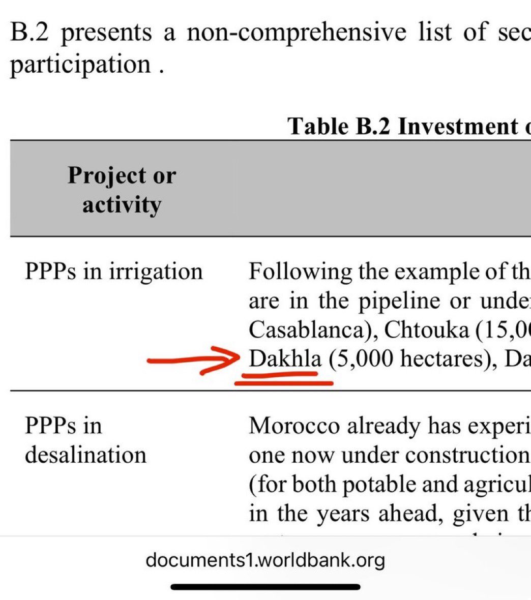 Simo__Ben's tweet photo. Dears @WorldBank @worldbankdata 

If you can't even publish an accurate map of Morocco, how can I trust your data⁉️
As an example, some of your earlier reports discuss Dakhla in southern Morocco 👇🏻.
However, the picture in your post literally cut Morocco in half🤦🏻‍♂️ https://t.co/1kTncU6Hut