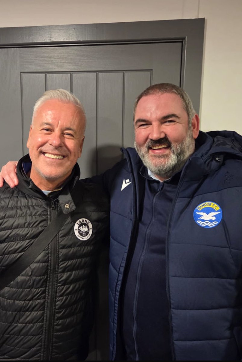 It’s not always about the result. ❤️ v 💙 Best of luck for the rest of the season <a href="/Graham8166/">Graham Bailie</a> <a href="/larnefc/">Larne Football Club</a> v <a href="/bangorfc/">Bangor FC</a>