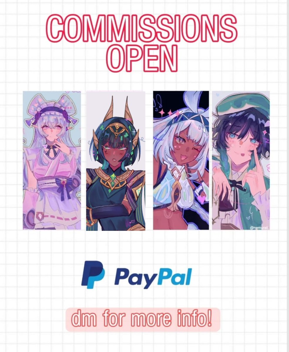 nemuraii's tweet image. COMMISSIONS OPEN ‼️

Hi, I'm opening commissions to pay my  medical expenses (I'm in treatment for my necrosis).

I can draw almost whatever u want, including yumes too :]
If you're interested, send me a DM.

Rts and favs helps sm

#commissionsopen #yumetwt #artwt #commissions