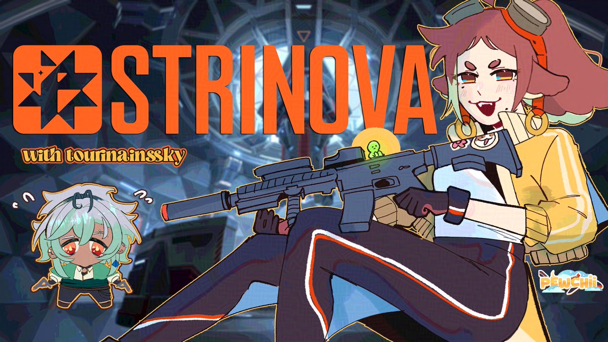 Gonna stream some Strinova again later on twitch with <a href="/tourinainssky/">🔮Tourin🧳 🔜</a> !! Dragging them back to the paper anime waifu mines

twitch.tv/pewchii_ 
✨7 PM PST  | 10 PM EST📷 
#Vtuber #ENVtuber