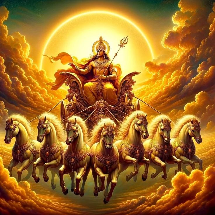 Soni94148's tweet image. जय सूर्य देवा, जय सूर्य देवा
प्रकाश के राजा, जगत के स्वामी
सप्त अश्वों की सवारी, रथ पर विराजे
अंधकार हरने वाले, प्राणों के दाता
#StarAcademy जय सूर्यदेव