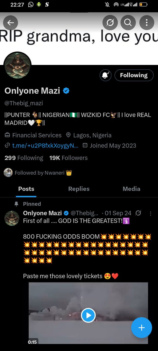 gbeduzn's tweet photo. @Thebig_mazi I don turn on bell
8151939551
Opay
Festus Emmanuel Allasseh https://t.co/IJmLgcwvA5