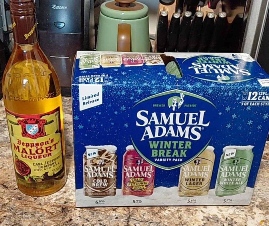 First <a href="/SamuelAdamsBeer/">Samuel Adams Beer</a> winter pack of the season. Don't miss tomorrow's show.
