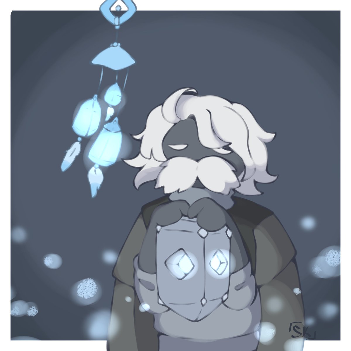 KattNeedsSleep's tweet image. Skytober Day 25 - Memory Lantern
#Skytober2025