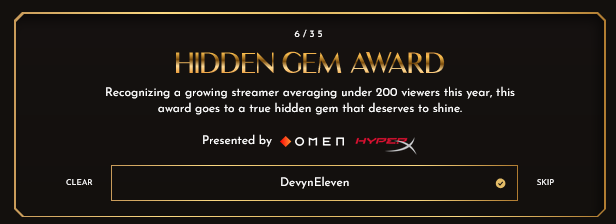 VelinskiBoris's tweet image. just did my nominations for TheStreamerAwards.com #turndownforwalt #devyn #webfishingwednesdayvolumeone