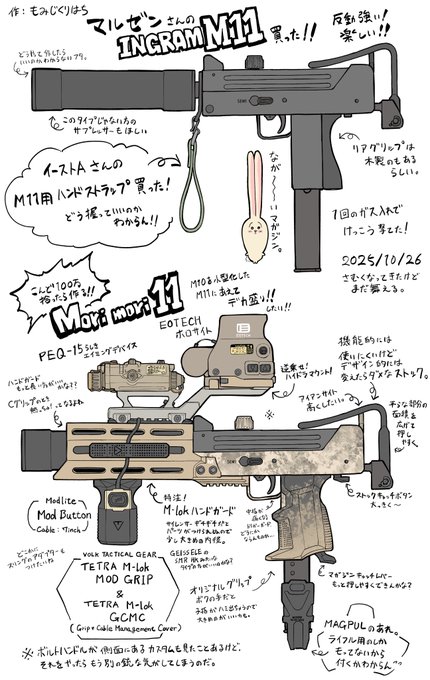 マルゼン イングラムM11買った!良いよ! カスタムしたい!カネガネエッ!