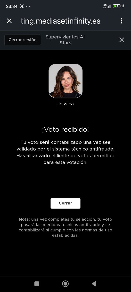 Estrell94993802's tweet photo. #SalvarJessica
#TeamJessica
#Team42
Está noche tenemos 1 hora más para votar, no la desaprovechemos https://t.co/qWnA2HzDo3